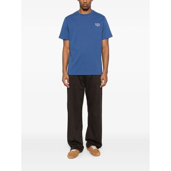 A.P.C. Blue T-Shirts & Vests - T-Shirts Men